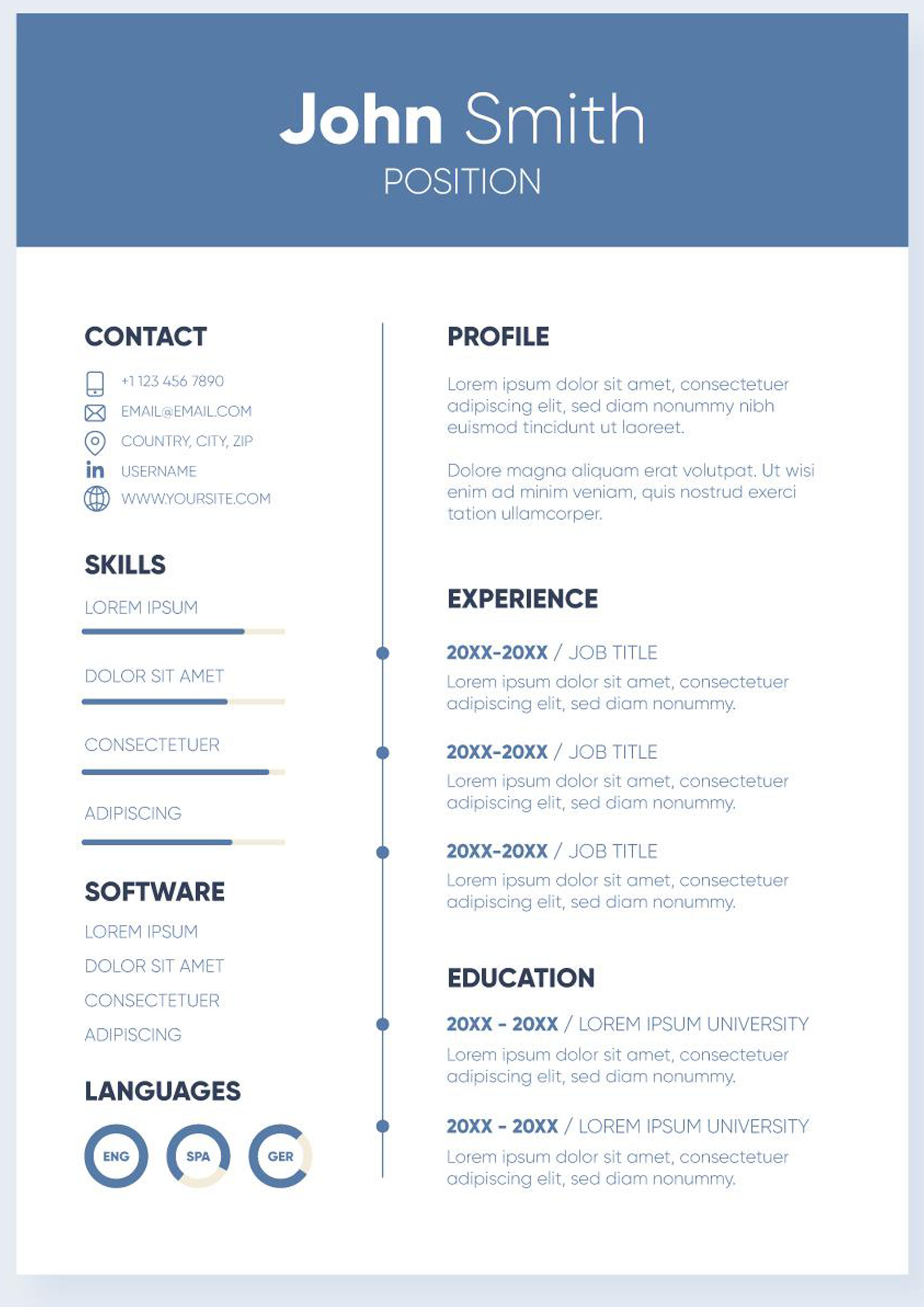Simple, Elegant Resume Design