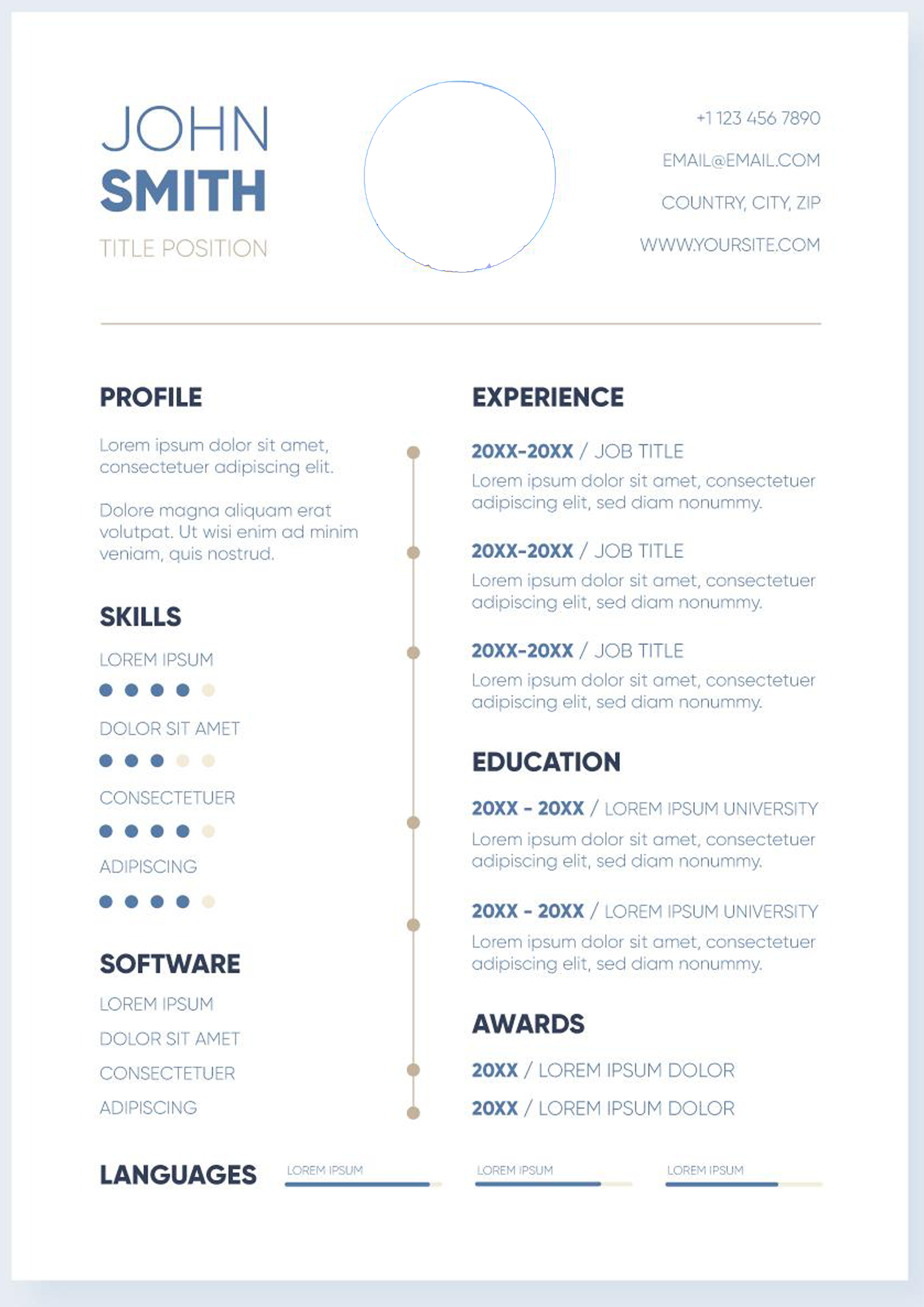 Simple CV/Resume Design